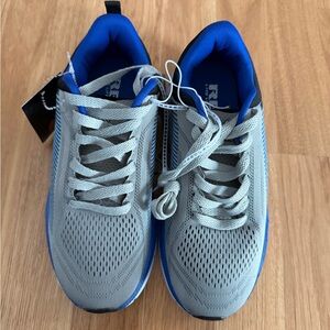 NEW RBX Youth Boy’s Athletic Running Breathable Mesh Shoes - Blue/Gray - 4